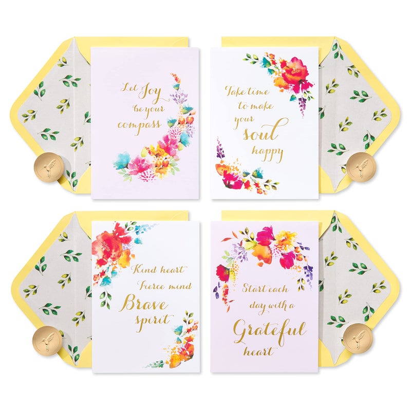 Papyrus Blank Encouragement Cards with Envelopes, Grateful Heart (20-Count) - Image 1